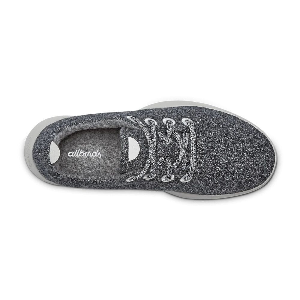 Women's Wool Runners Natural Grey 8 - Picture 3 of 13